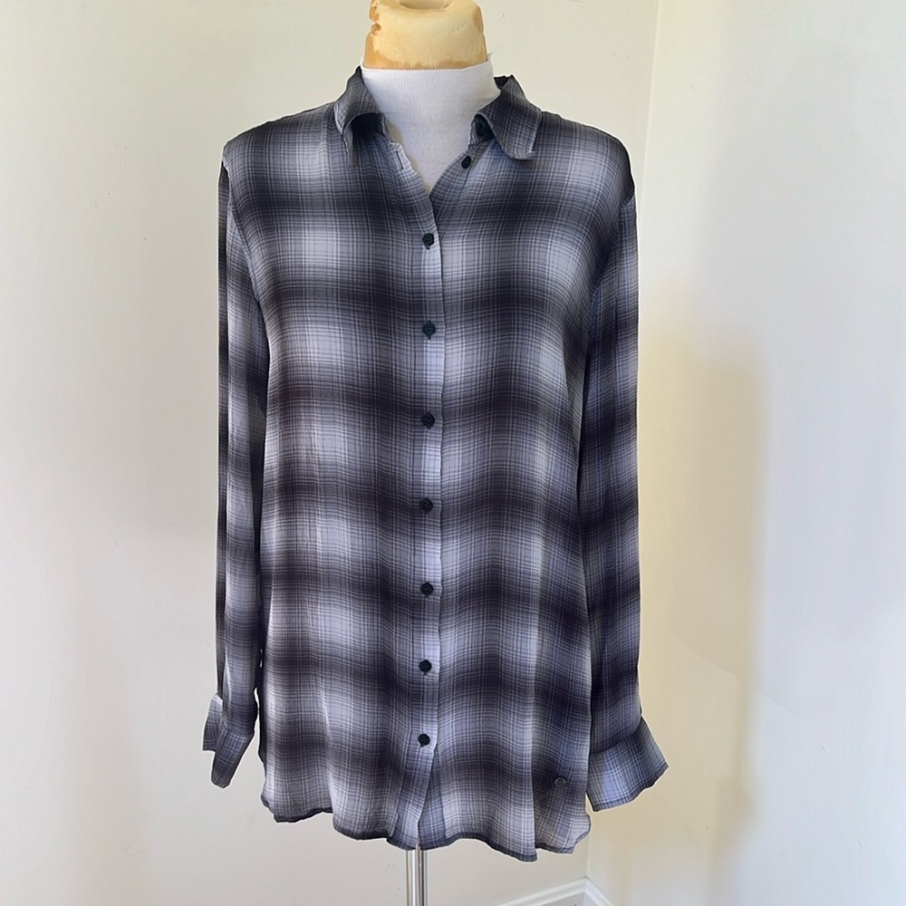 Mos Mosh small grey combo Tua check shirt.